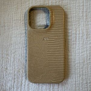 Butter Yellow Lizard Texture Personalized Snap Case